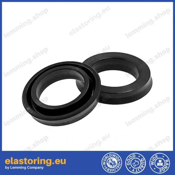Rod seal 17,5x25,4x5,3u PS19A EPDM [DDE100/SP]
